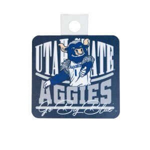 Go Big Blue Script Sticker - 2 In.